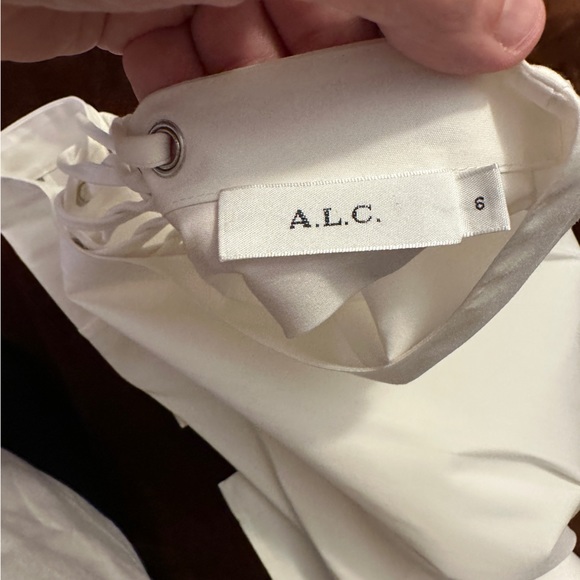 A.L.C. white Blouse Size 6 - Picture 3 of 4